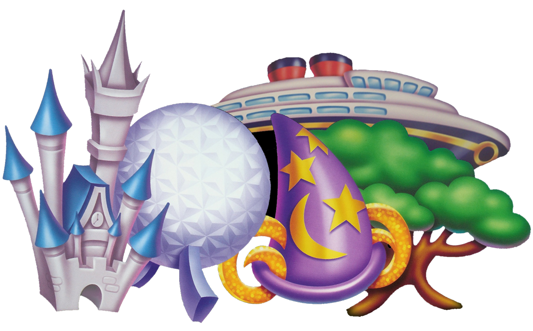 Disney world parks logo. Park clipart cartoon