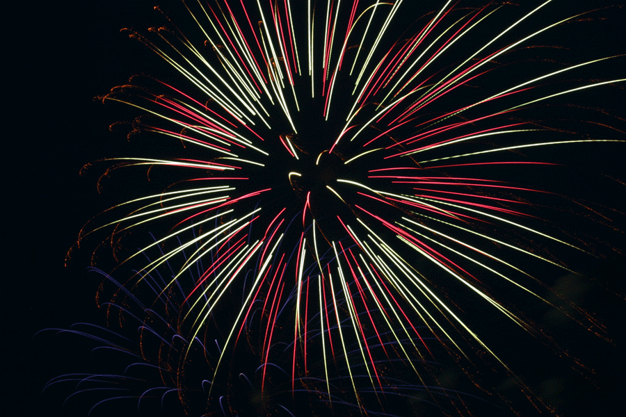fireworks clipart motion