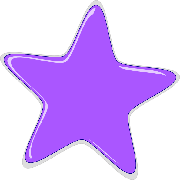 Clipart stars purple. Clip art at clker