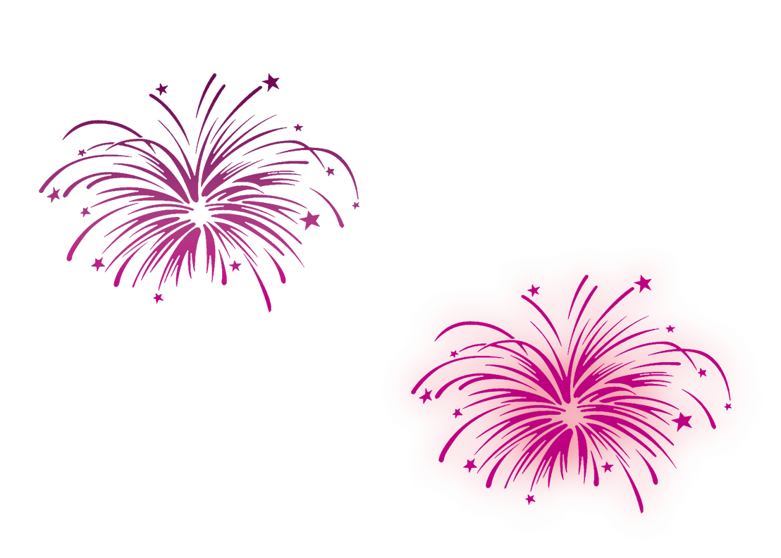 clipart fireworks stencil