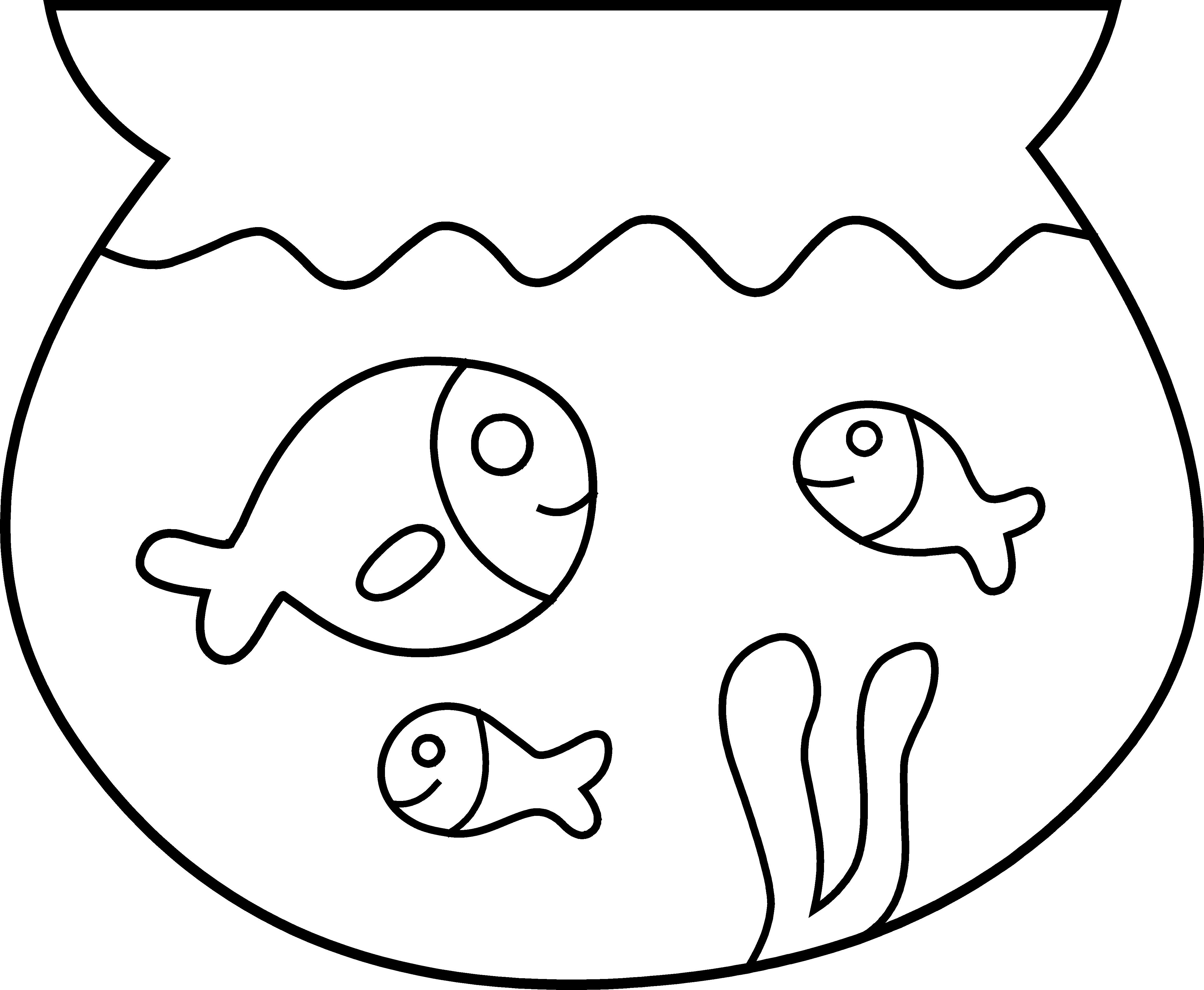 Cute fish clip art. Rosh hashanah clipart black and white