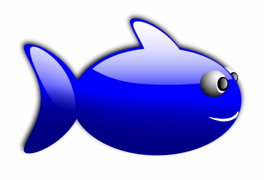 clipart fish blue