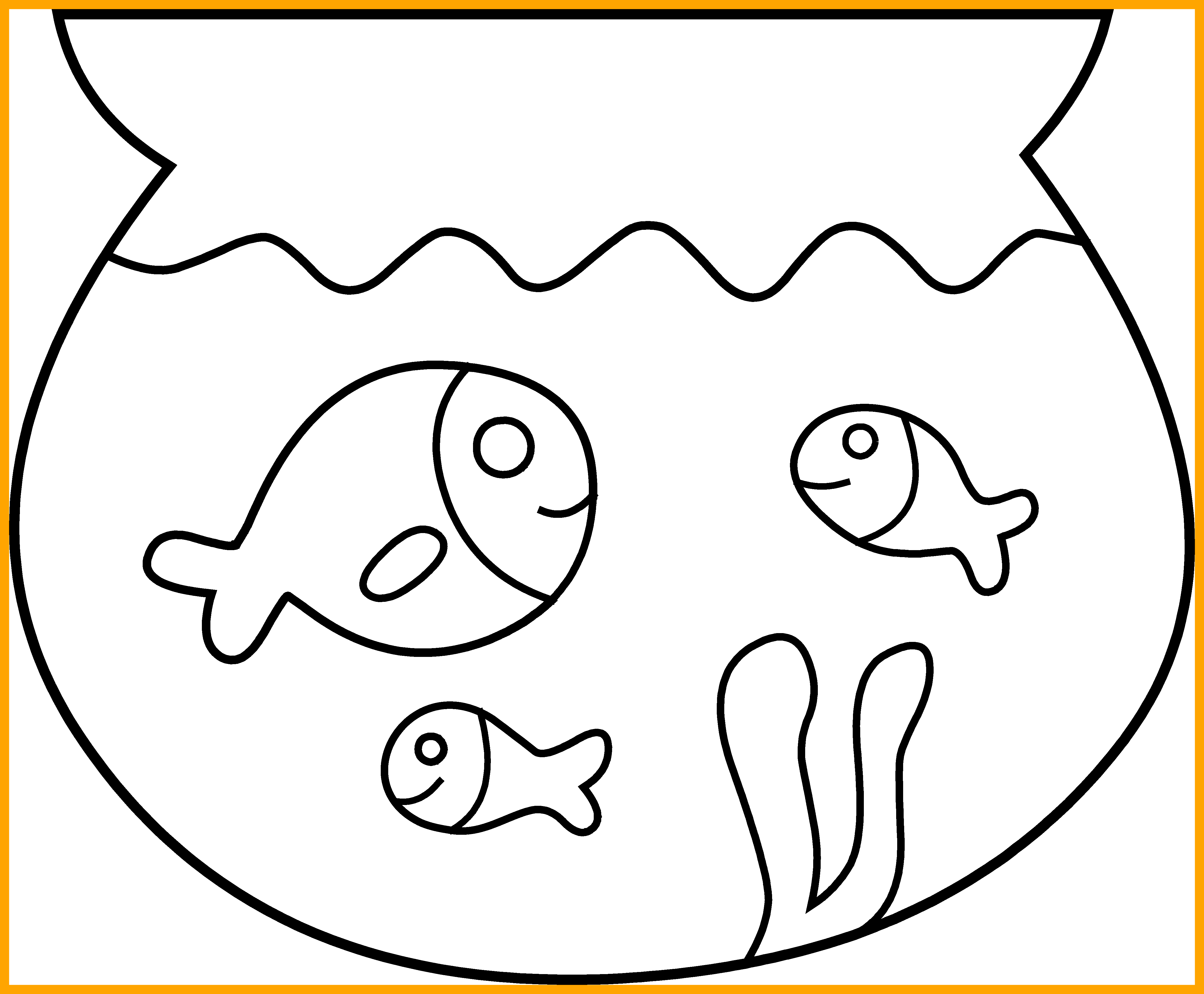 Shocking fish bowl panda. Fishbowl clipart cartoon