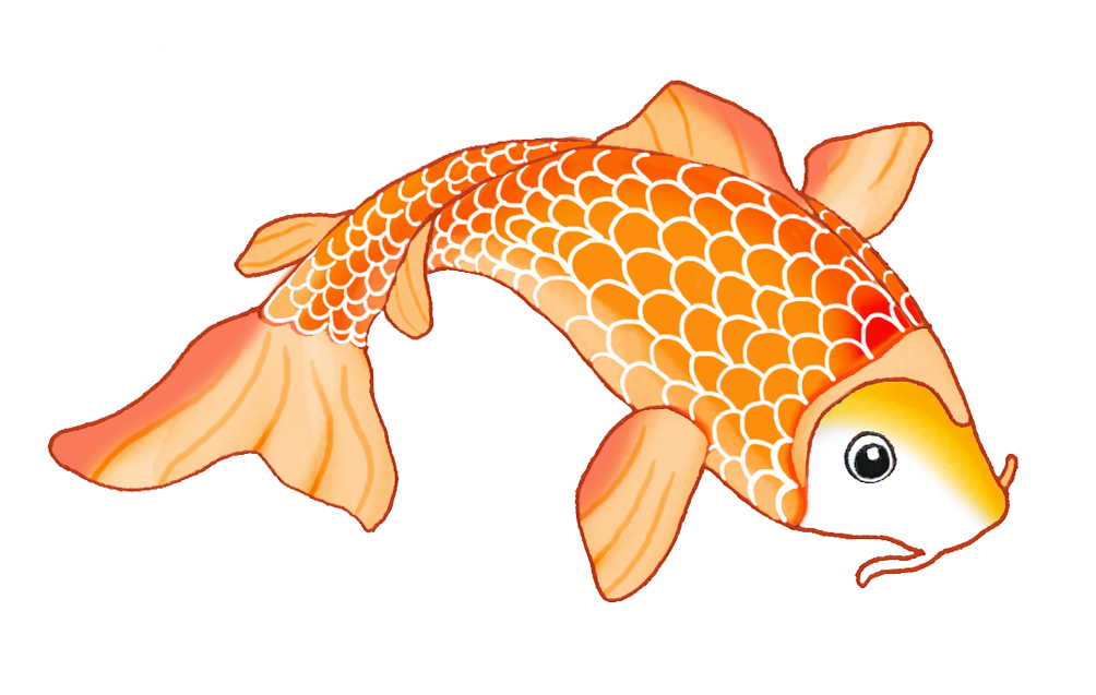 fish clipart glitter