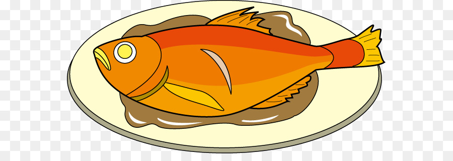 Cartoon food transparent clip. Foods clipart fish