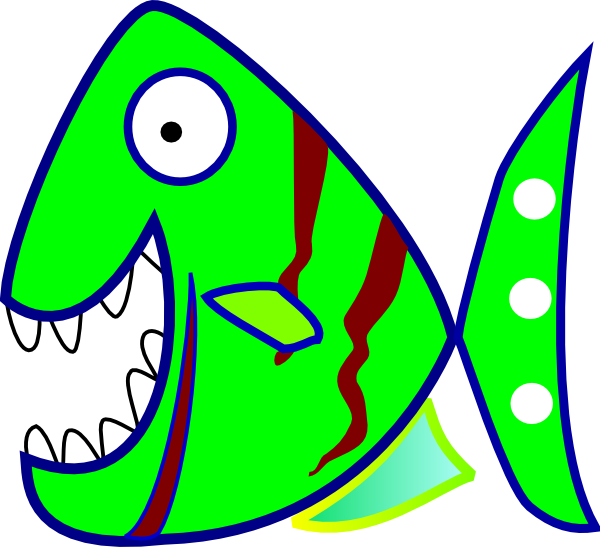 Clip art at clker. Clipart fish green