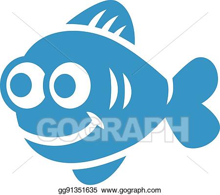 clipart fish light blue