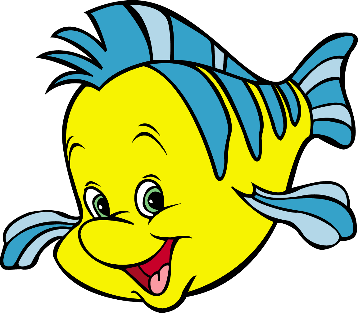 Pics for the characters. Clipart fish little mermaid