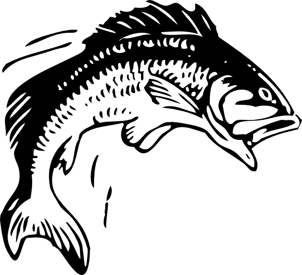 Fish clipart logo. Jumping clip art at