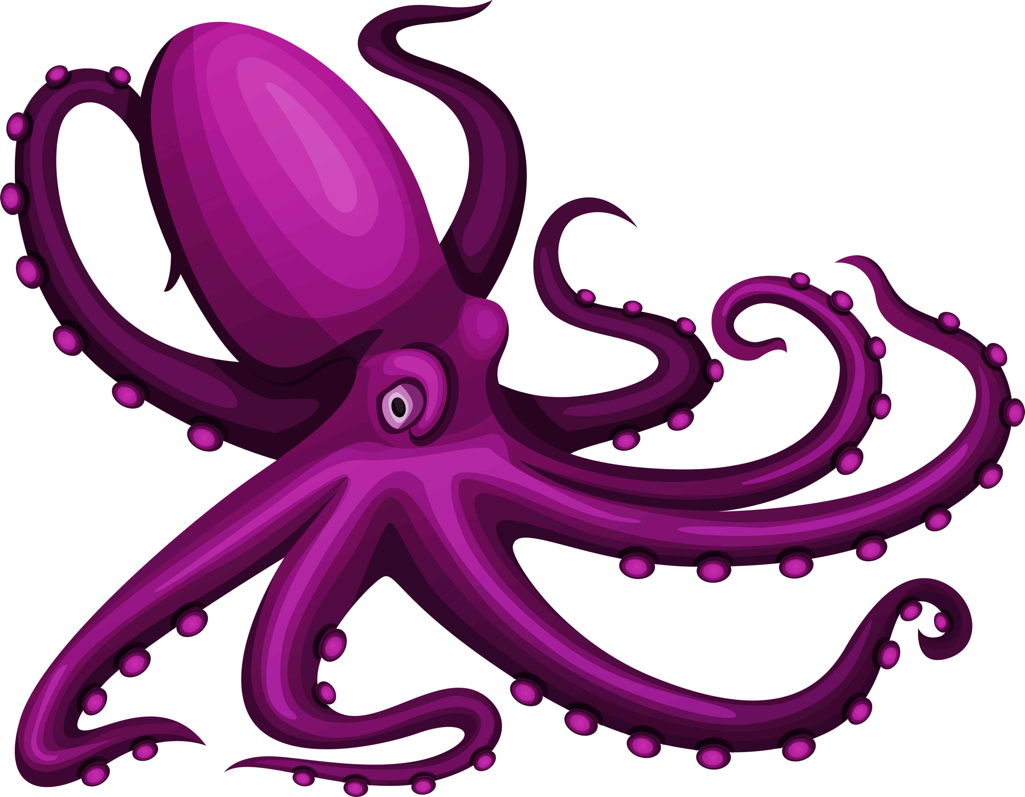 Pin by valentina on. Clipart fish octopus