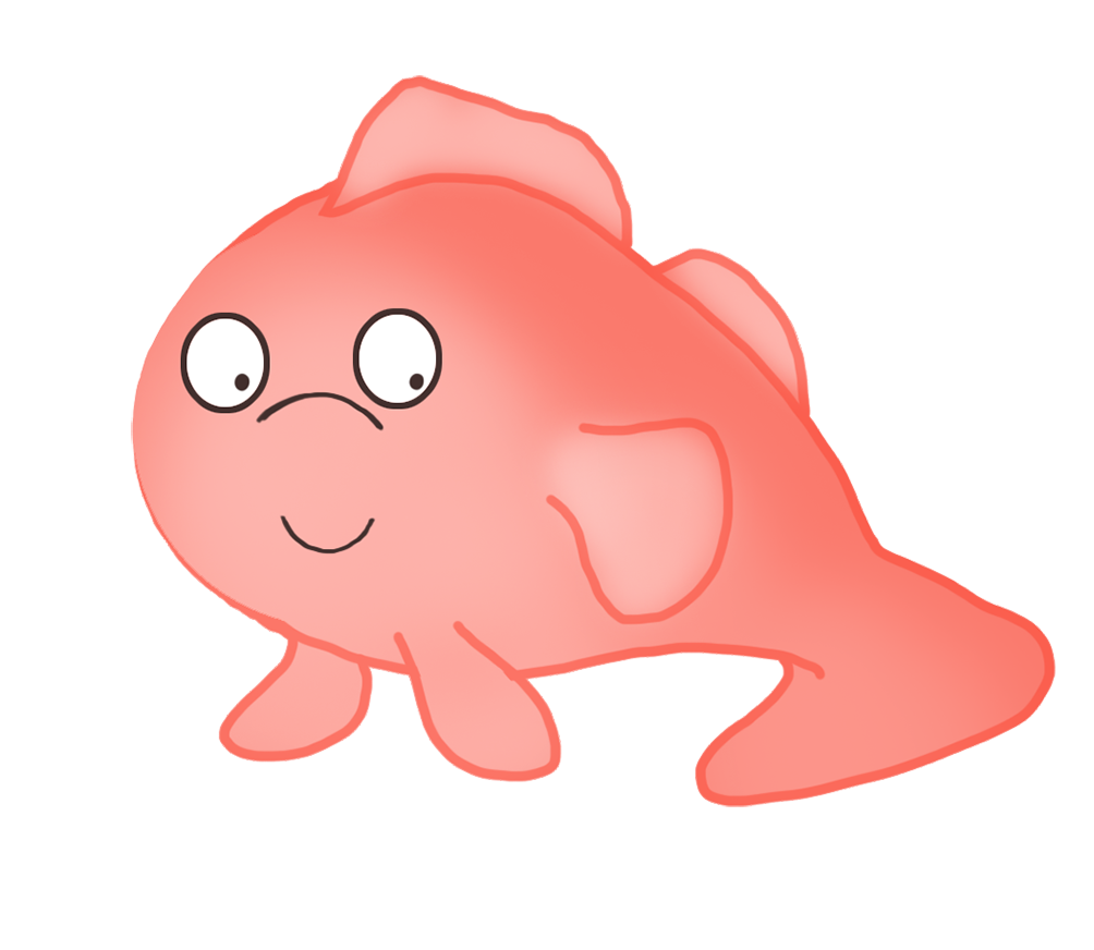 clipart fish pink