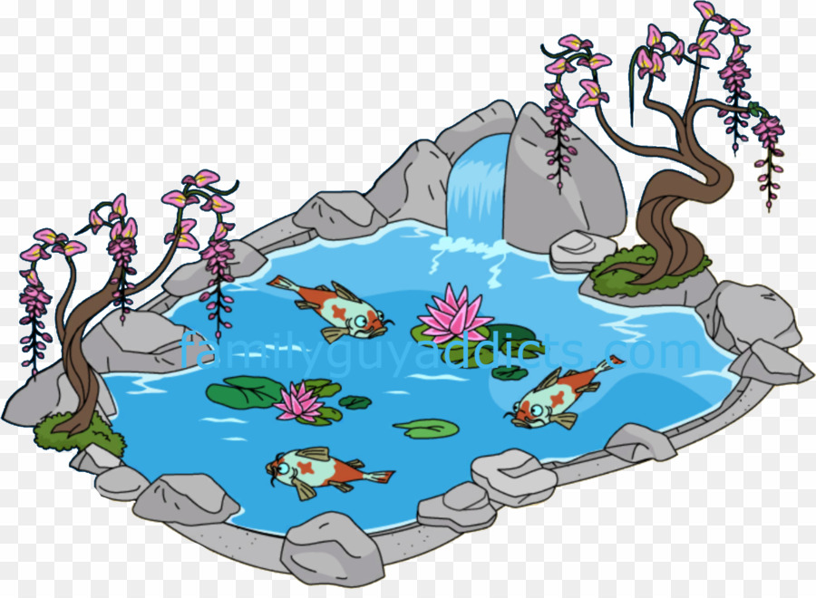 clipart fish pool