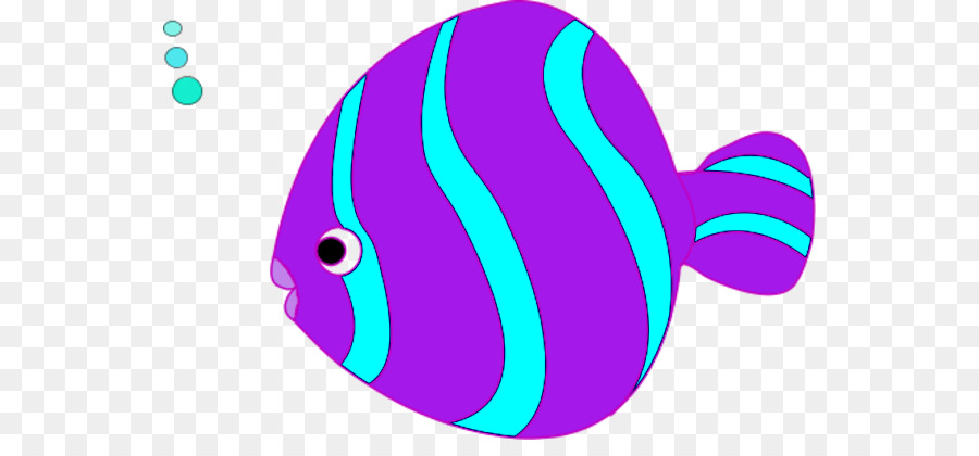 clipart fish purple