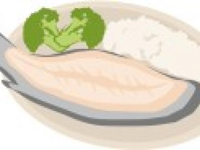 fish clipart rice