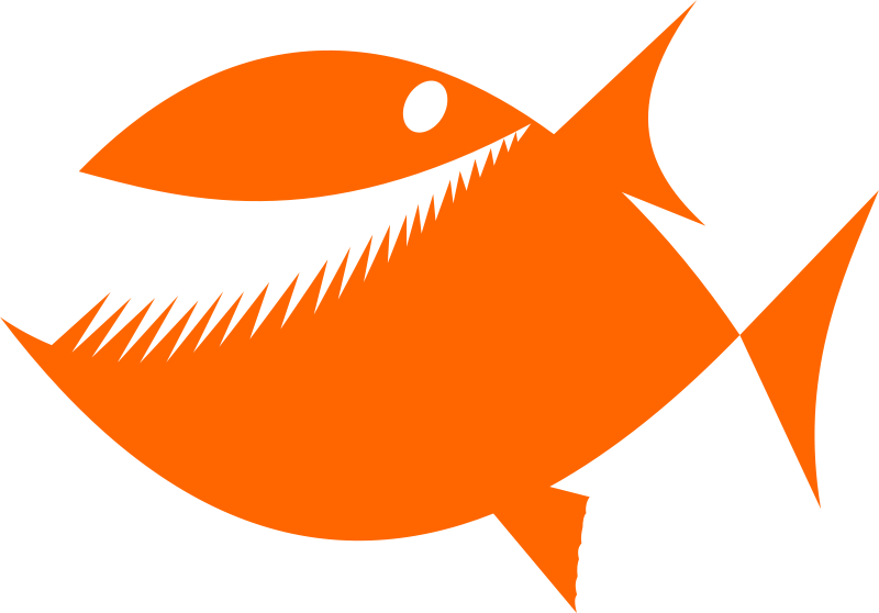 clipart fish stencil