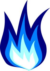 Fire clip art at. Clipart flames blue