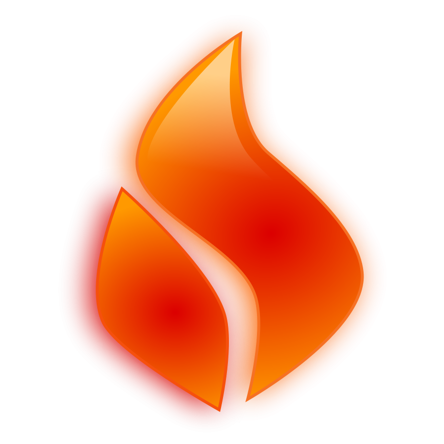 File tag list clip. Flames clipart candle flame