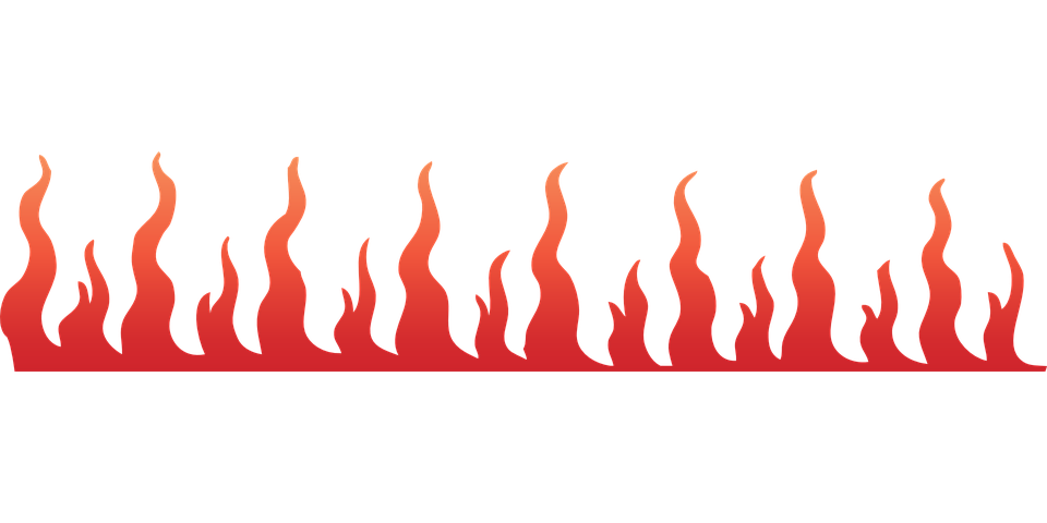 fire clipart red