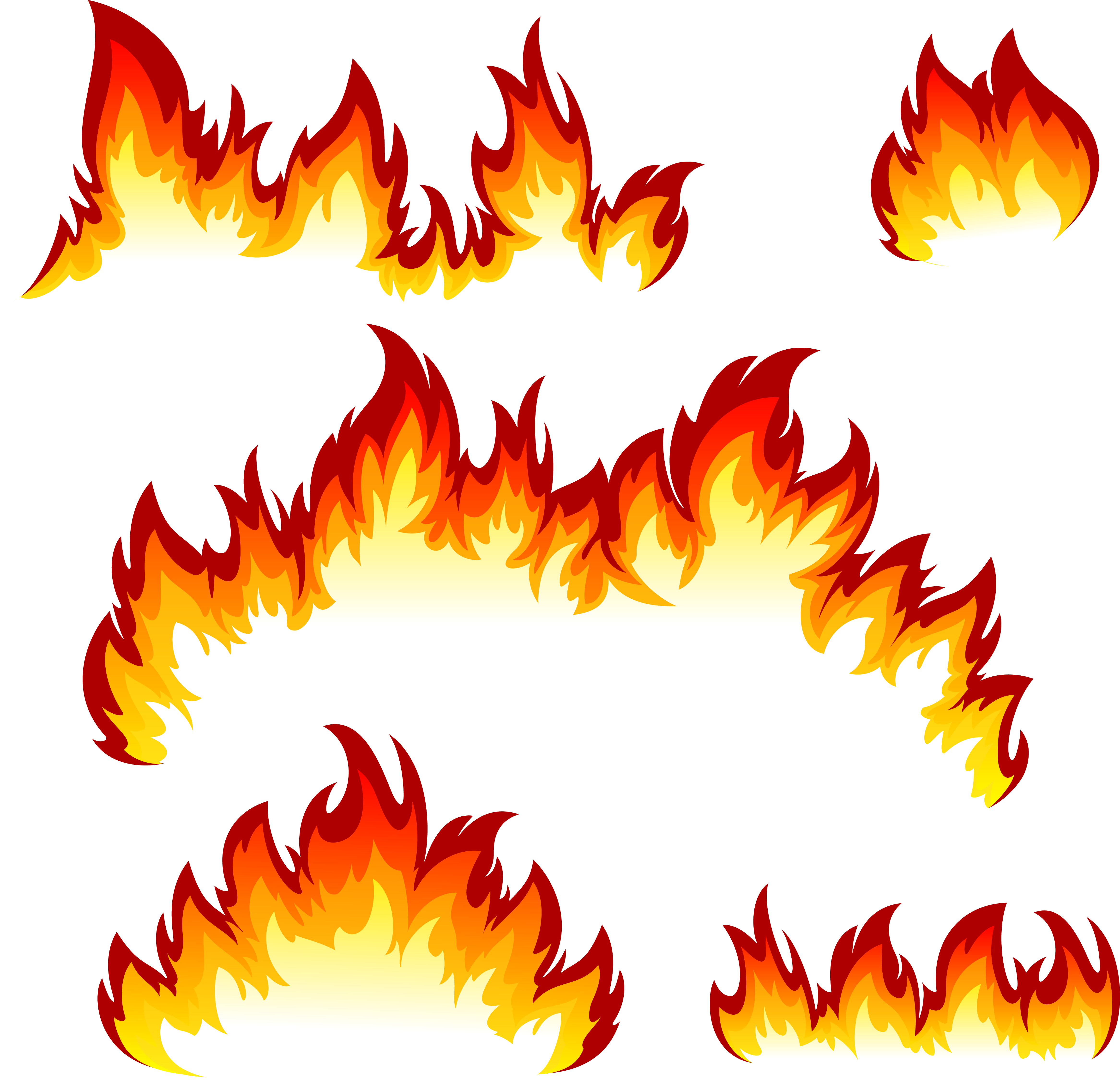 clipart flames cool fire