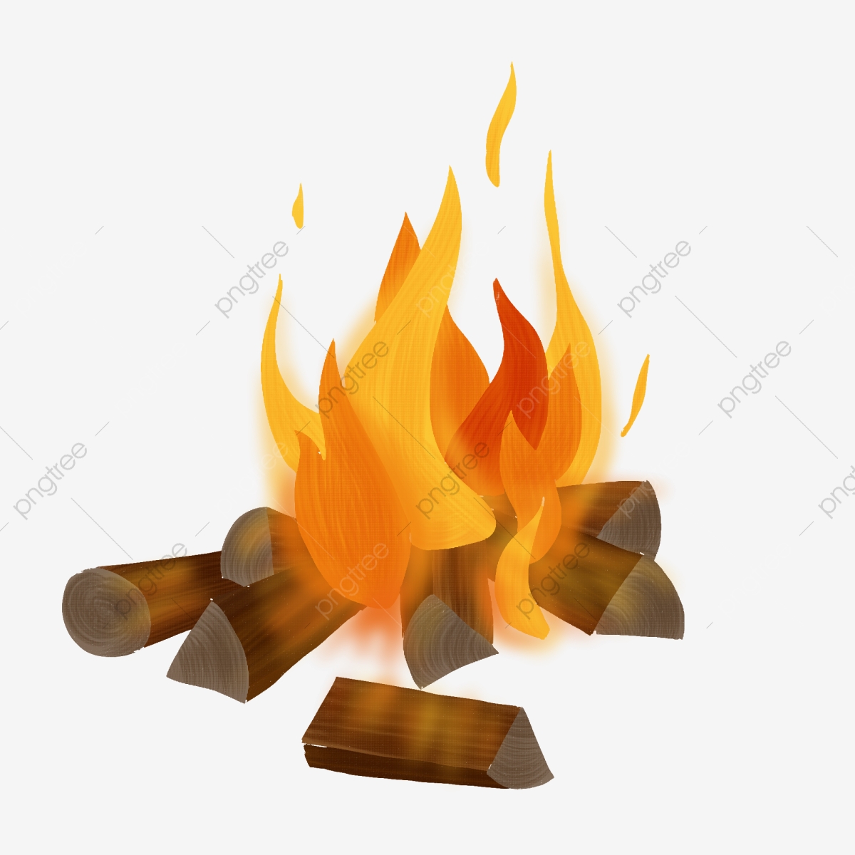 firewood clipart animated