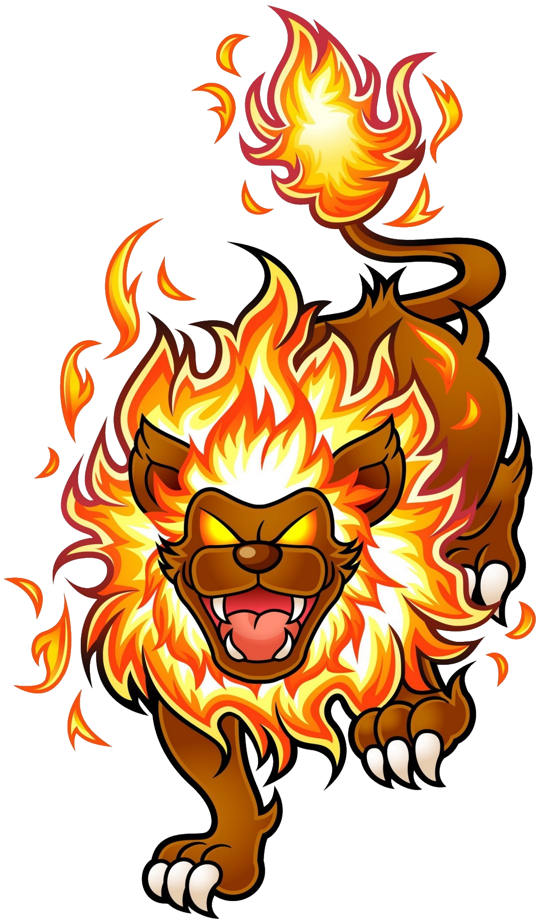 Clipart flames fire trail. Lion kirby wiki fandom