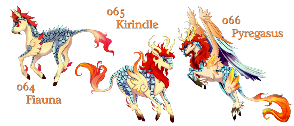 Fakemon flame horses by. Clipart flames horse