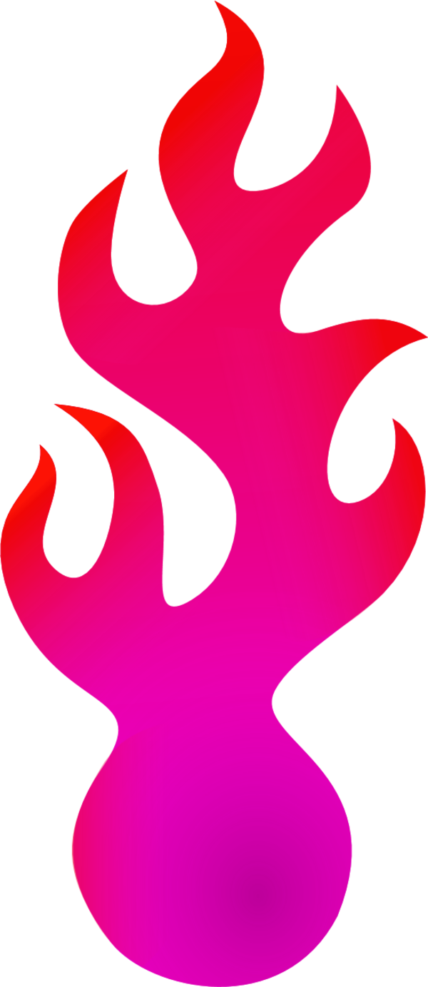 flame clipart line drawing
