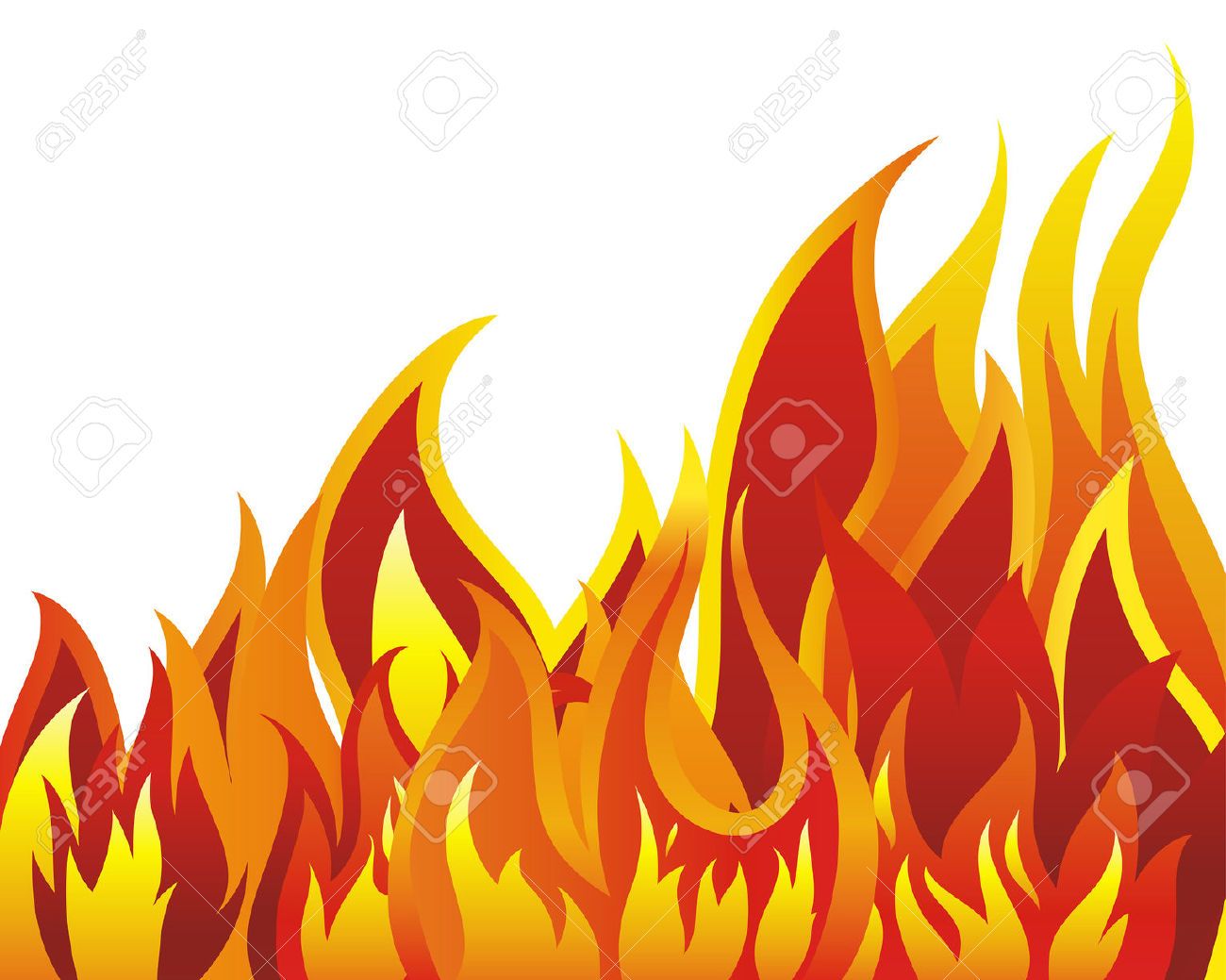 Stock vector fireplace quilts. Clipart flames inferno
