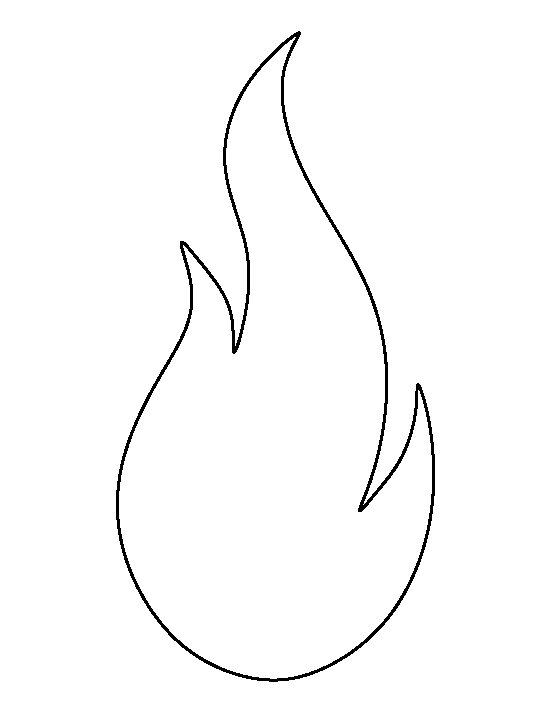 flames clipart printable