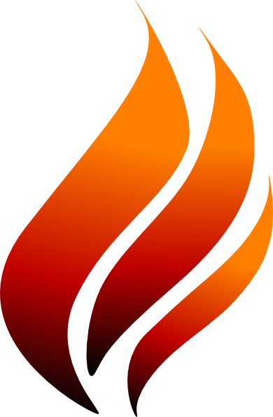 clipart flames logo