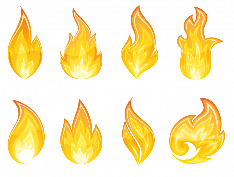 clipart flames printable