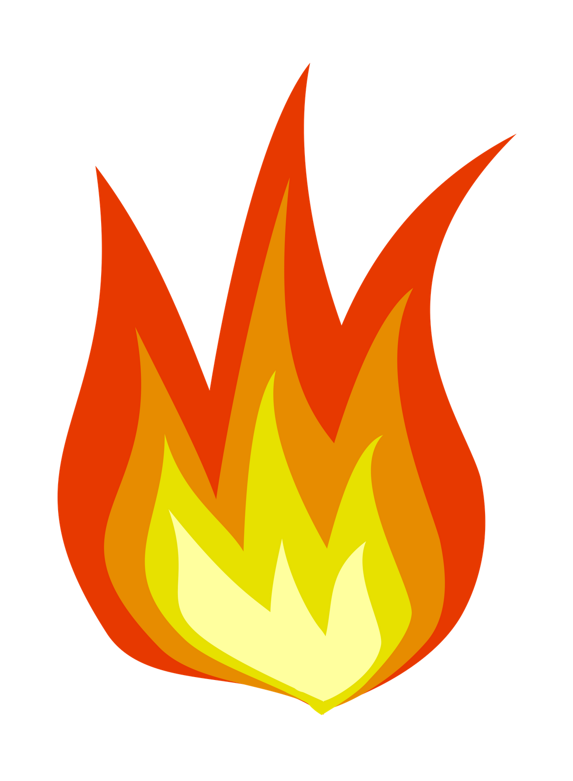 clipart fire conflagration