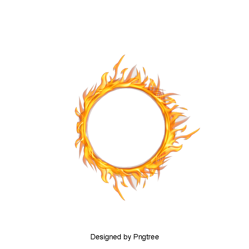 Fire effect png transparent. Flame clipart ring
