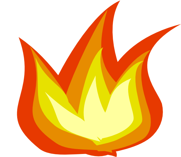 flame clipart tall
