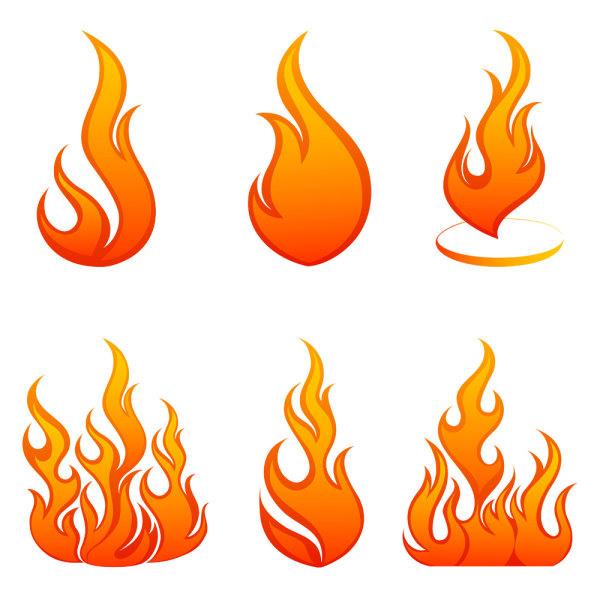 Free flame download clip. Flames clipart vector art