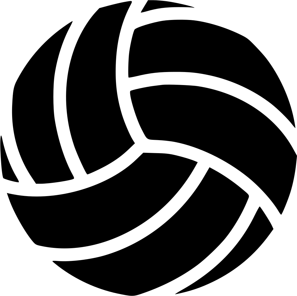 Outline clipart volleyball, Outline volleyball Transparent