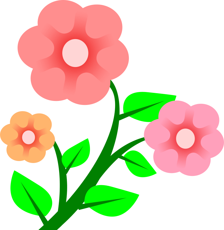 clipart flowers bloom