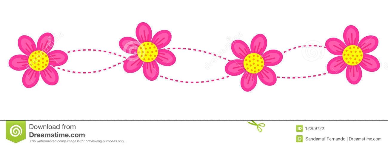 Clipartsgram com embroidery . Flower clipart border line
