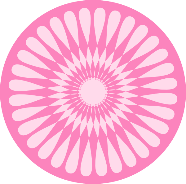 clipart flower circle