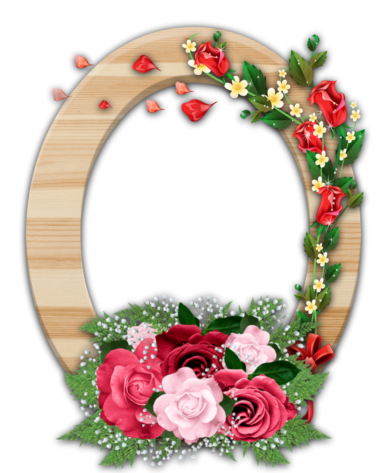 clipart flower frame