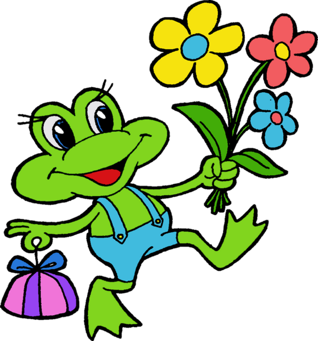Clipart flower frog.  frogs owl and