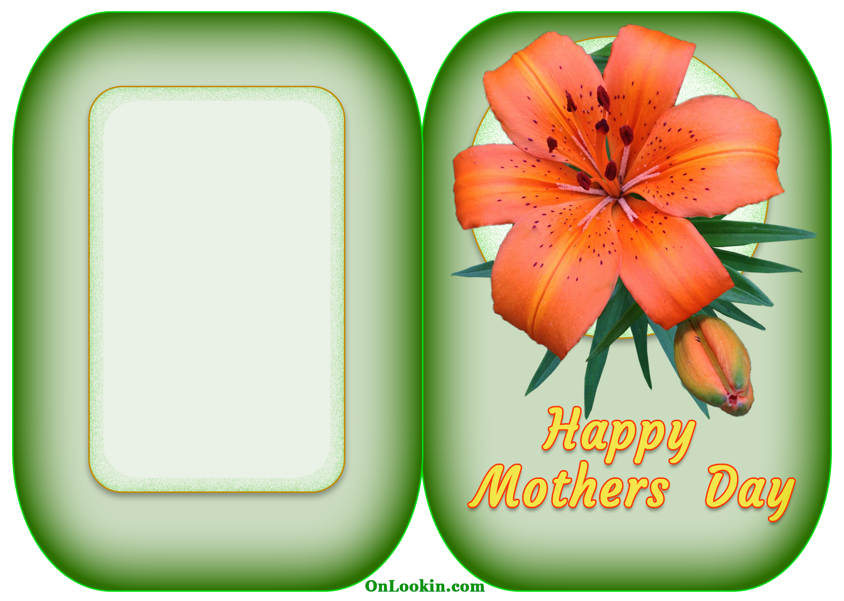 Clipart flower happy mothers day. Tiger lily onlookin
