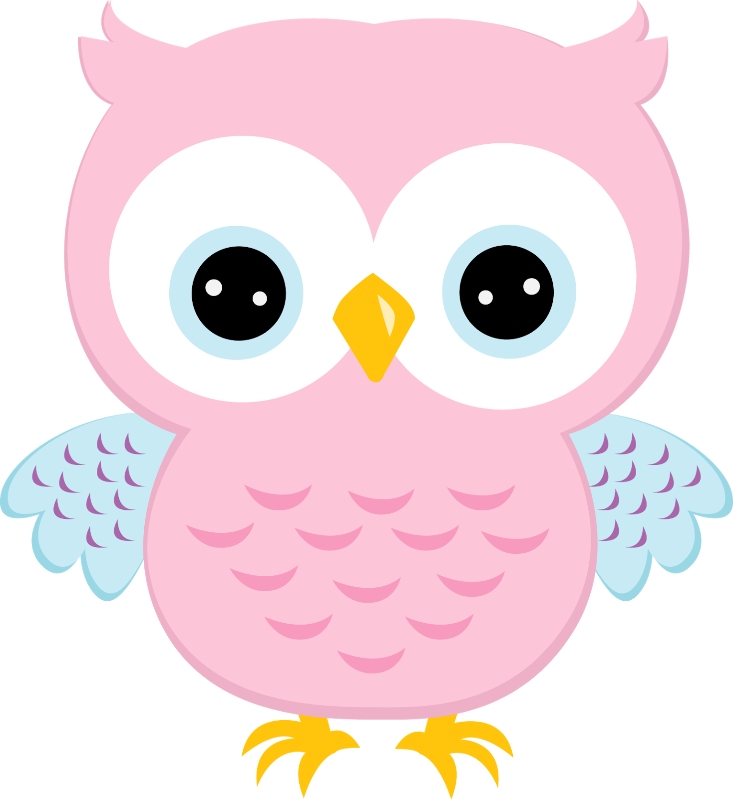 clipart girl owl