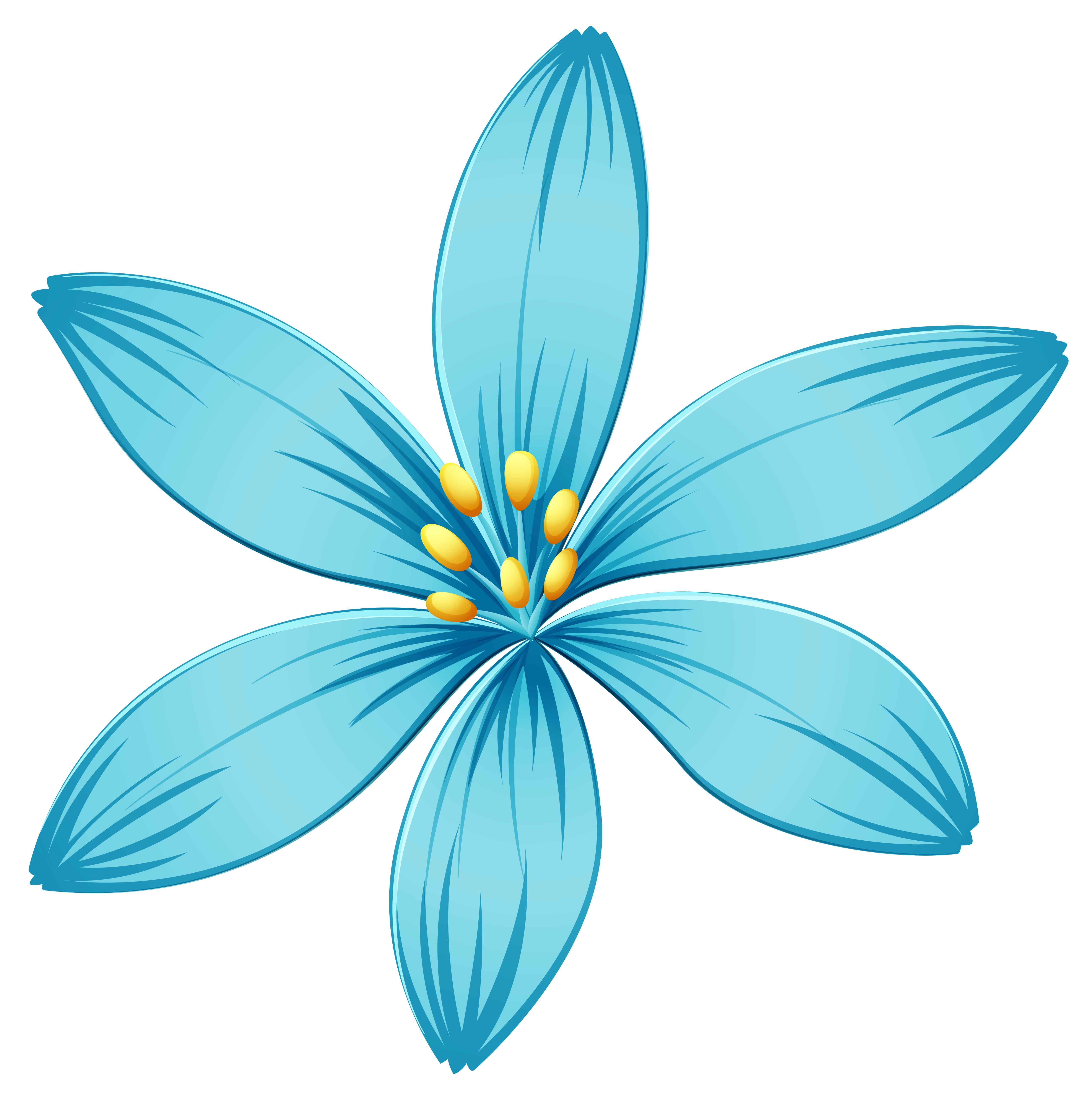 blue flower png