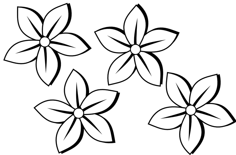 Clipart flowers book. Vintage clip art black