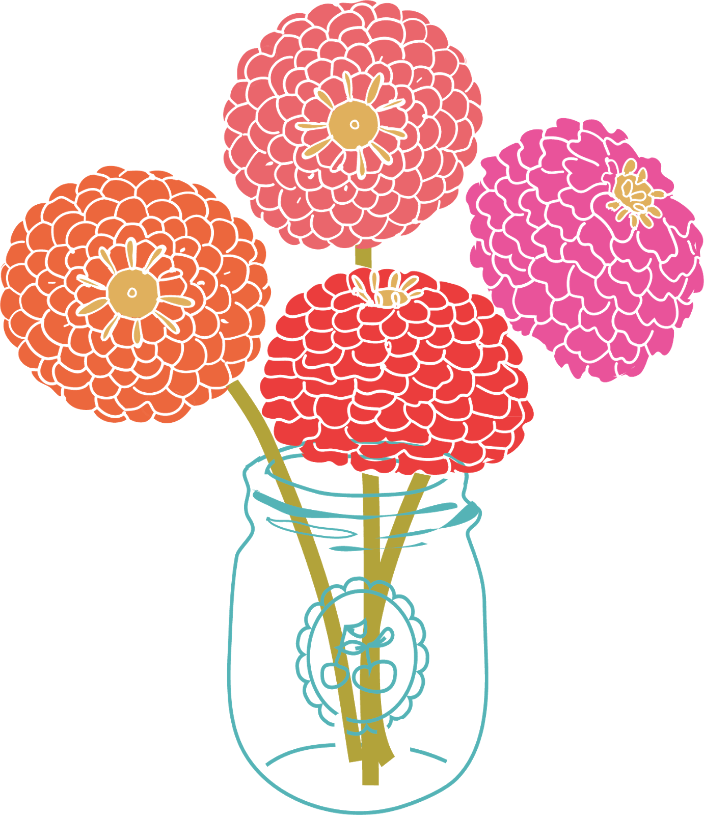 clipart flowers child