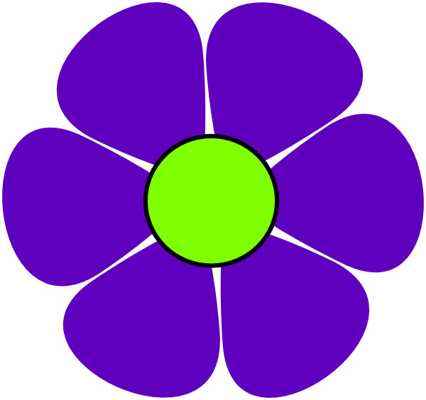 clipart flowers circle