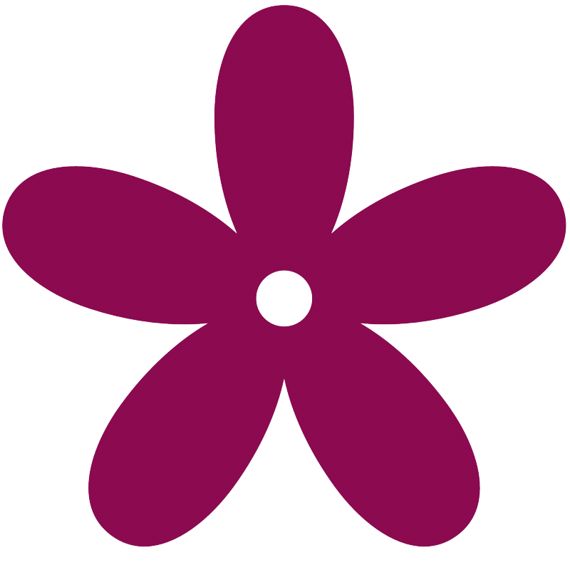 clipart flowers coloring