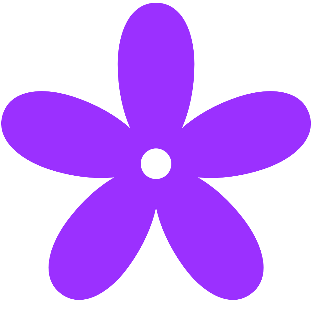 number 3 clipart purple