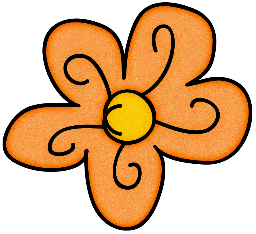 flower clipart doodle